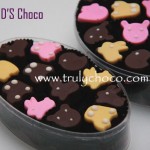 coklat praline bentuk boneka-boneka lucu untuk anak-anak