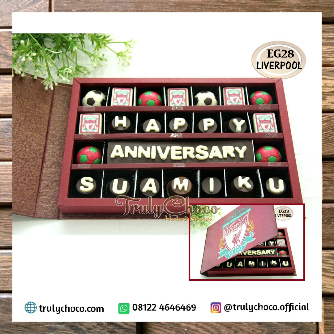 Hadiah anniversary untuk suami | TrulyChoco, handmade chocolate