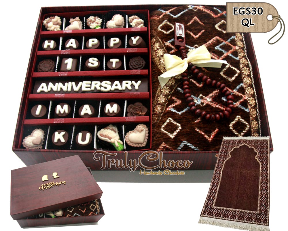 Kado anniversary untuk suami | TrulyChoco, handmade chocolate